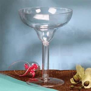 9" PLASTIC MARGARITA GLASS