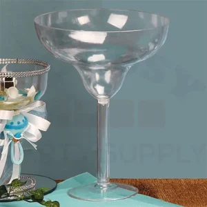 12" PLASTIC MARGARITA GLASS