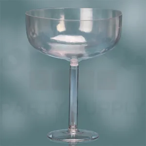 12" PLASTIC MARGARITA GLASS