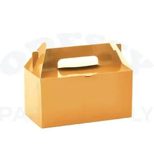 TAKEOUT BOX 12PCS/BAG - GOLD