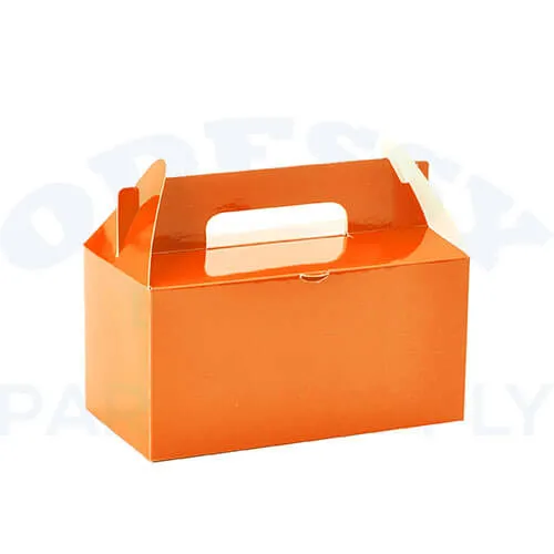TAKEOUT BOX 12PCS/BAG - ORANGE