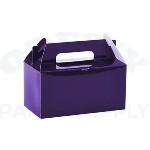 TAKEOUT BOX 12PCS/BAG - PURPLE