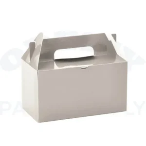 TAKEOUT BOX 12PCS/BAG - SILVER