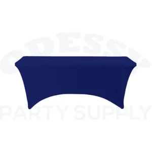 SPANDEX RECTANGLE TABLE COVERS 6FT - ROYAL BLUE