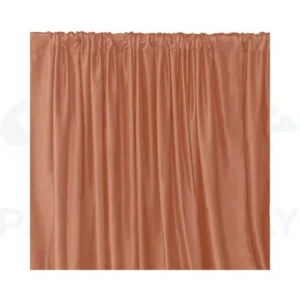 SATIN BACKDROP 10FT X 10FT - ROSE GOLD