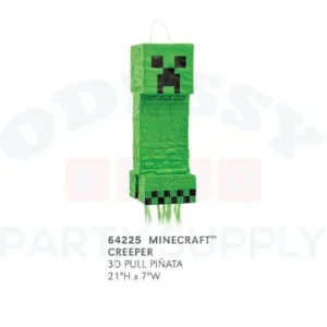 64225 MINECRAFT CREEPER 3D PULL PINATA