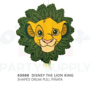 65088 DISNEY THE LION KING SHAPED DRUM PULL PINATA