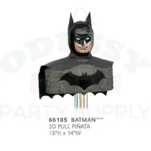 66185 BATMAN 3D PULL PINATA