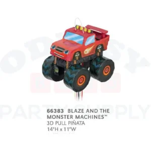 66383 BLAZE AND THE MONSTER MACHINES 3D PULL PINATA
