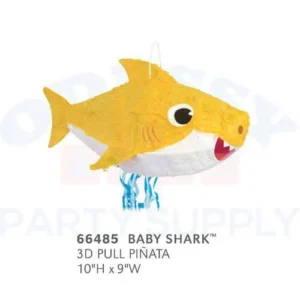 66485 BABY SHARK 3D PULL PINATA