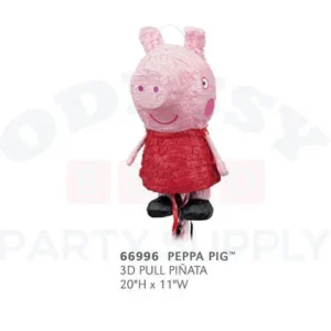 66996 PEPPA PIG 3D PULL PINATA