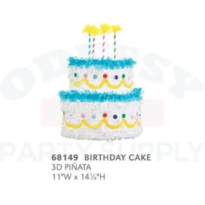 68149 BIRTHDAY CAKE 3D PINATA
