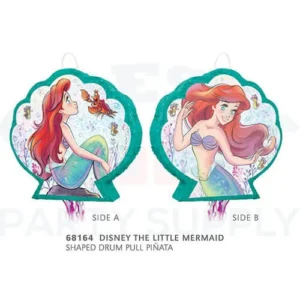 68164 DISNEY THE LITTLE MERMAID SHAPED DRUM PULL PINATA