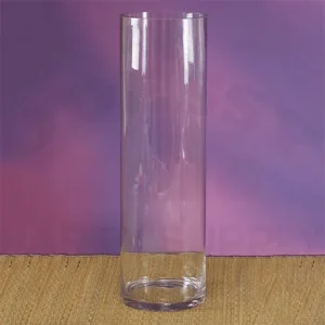 20"H X 6"D CYLINDER GLASS VASE