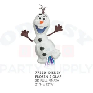 77330 DISNEY FROZEN 2 OLAF 3D PULL PINATA