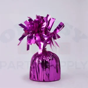 FOIL BALLOON WEIGHT 6OZ 5" - FUCHSIA