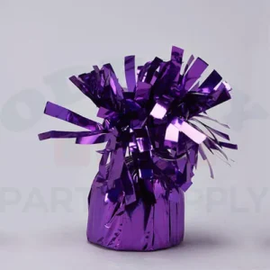FOIL BALLOON WEIGHT 6OZ 5" - PURPLE