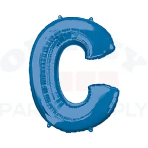34" Anagram Letter C Blue