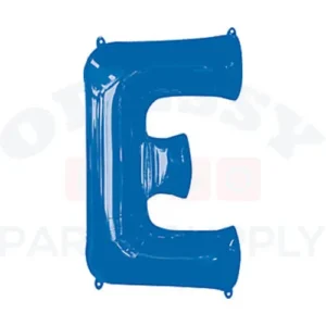 34" Anagram Letter E Blue