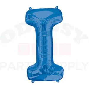 34" Anagram Letter I Blue