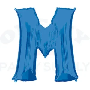 34" Anagram Letter M Blue