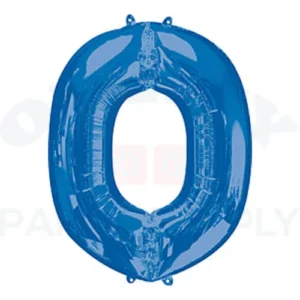 34" Anagram Letter O Blue