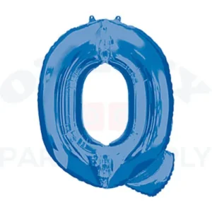 34" Anagram Letter Q Blue