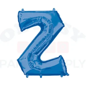 34" Anagram Letter Z Blue