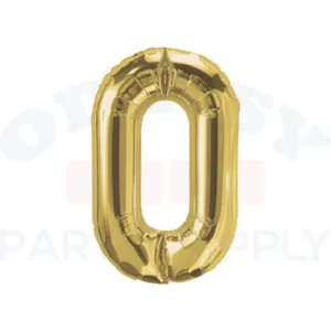 DecoNumber Gold 0 size 34"