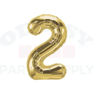 DecoNumber Gold 2 size 34"