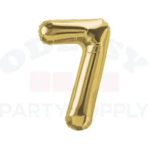 DecoNumber Gold 7 size 34"