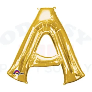 34" Anagram Letter A Gold