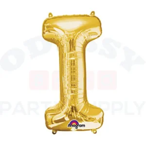 34" Anagram Letter I Gold