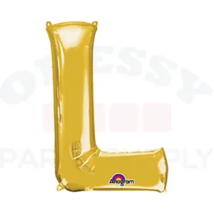 34" Anagram Letter L Gold