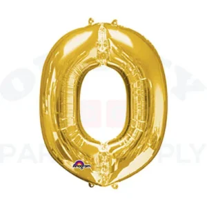34" Anagram Letter O Gold