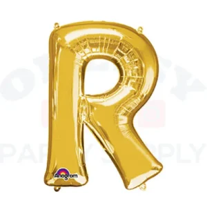 34" Anagram Letter R Gold