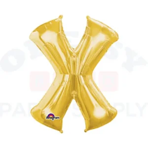 34" Anagram Letter X Gold