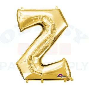 34" Anagram Letter Z Gold