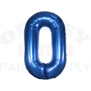 DecoNumber Navy Blue 0 size 34"