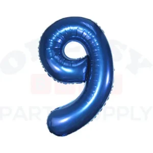 DecoNumber Navy Blue 9 size 34"