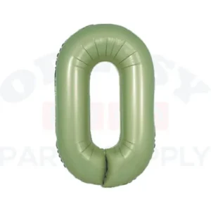 DecoNumber Olive Green 0 size 34"