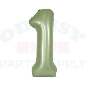 DecoNumber Olive Green 1 size 34"