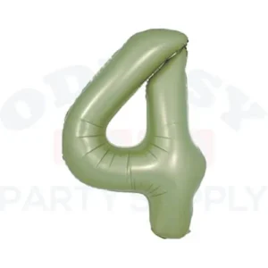 DecoNumber Olive Green 4 size 34"