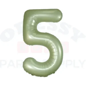 DecoNumber Olive Green 5 size 34"