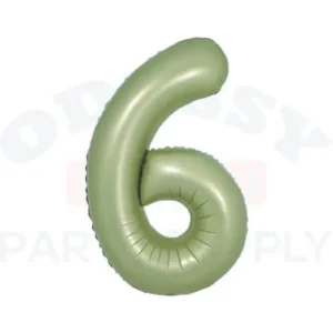 DecoNumber Olive Green 6 size 34"