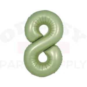 DecoNumber Olive Green 8 size 34"