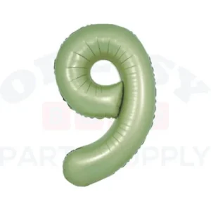 DecoNumber Olive Green 9 size 34"