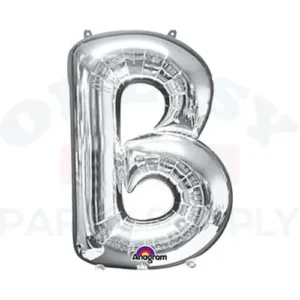 34" Anagram Letter B Silver