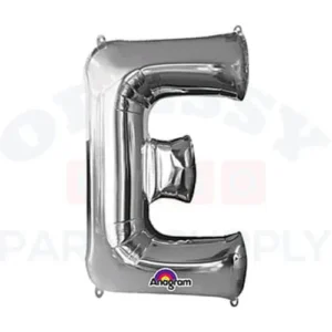 34" Anagram Letter E Silver