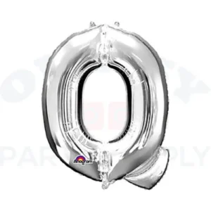 34" Anagram Letter Q Silver